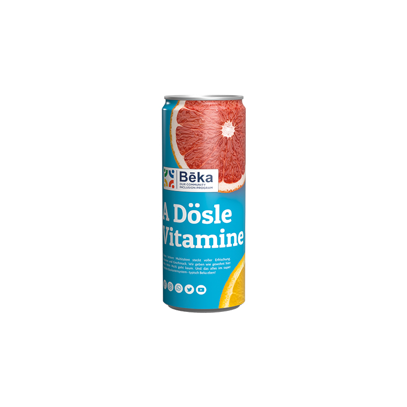 Getränkedose 250ml Isodrink Light, Sleeve-Folie transparent