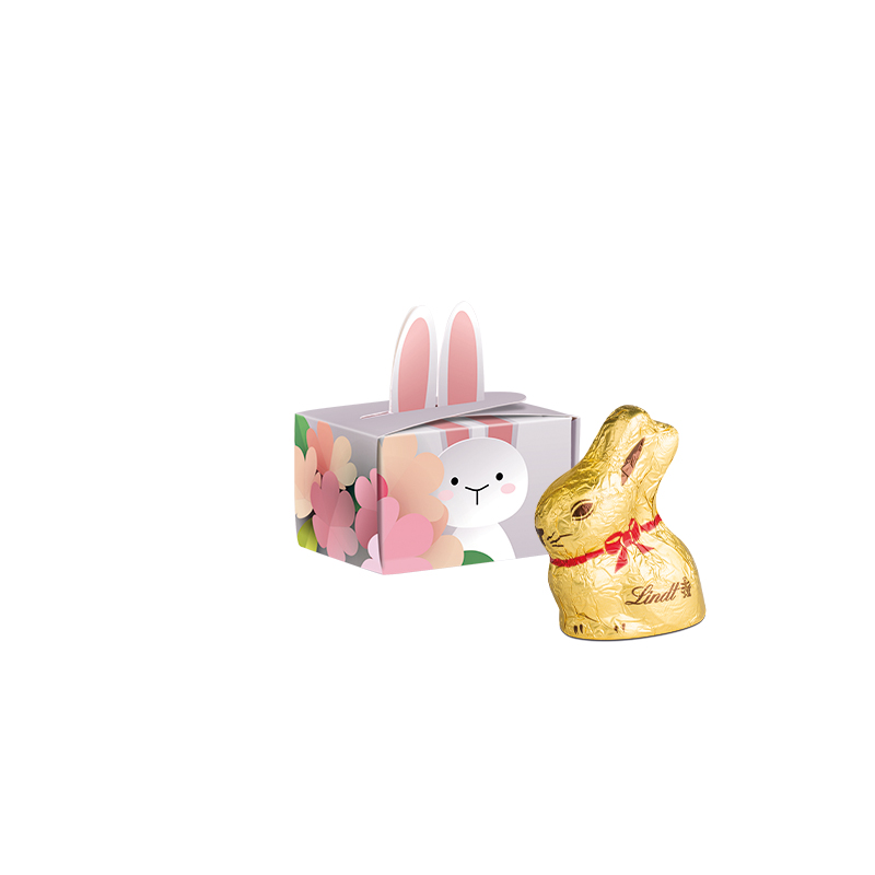 Geschenkbox Mini Hasenohren, Lindt Osterhase